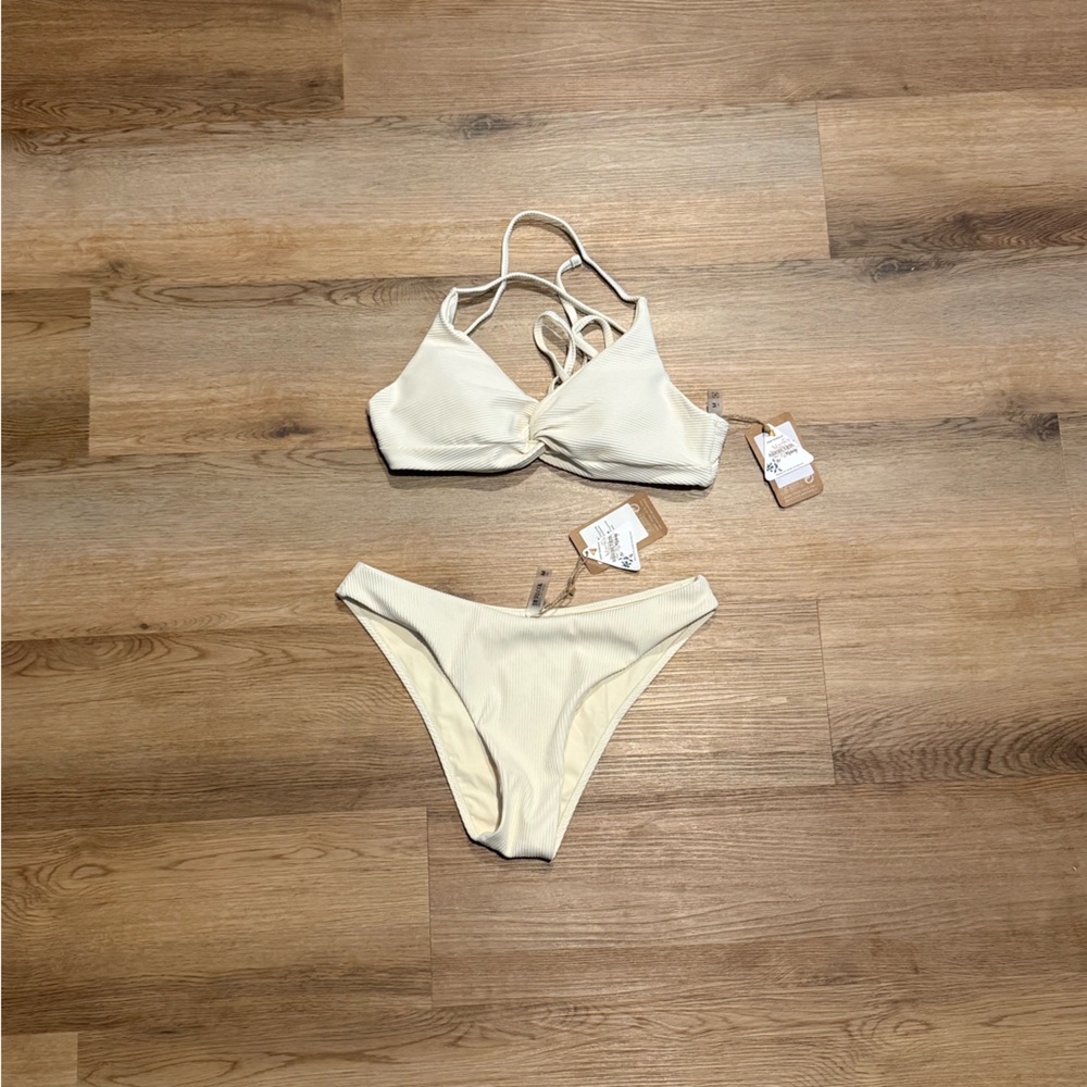 Elegant Cream Bikini Set